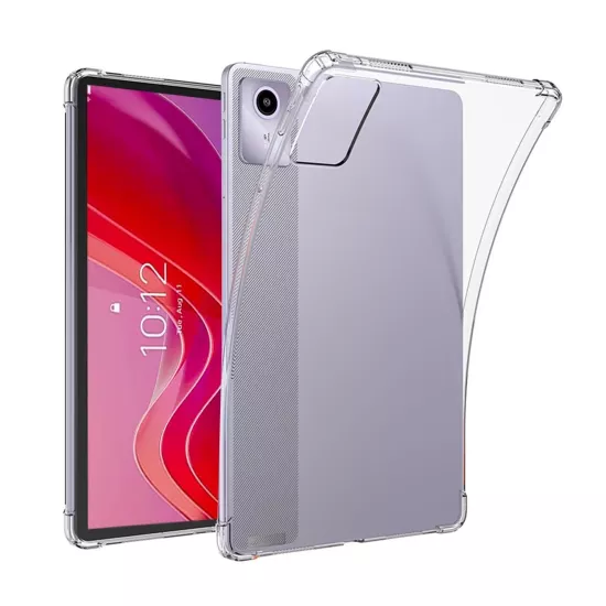 Forzacase Lenovo Tab M11 11 inch ile uyumlu Anti Shock Silikon Kılıf Şeffaf - FC014