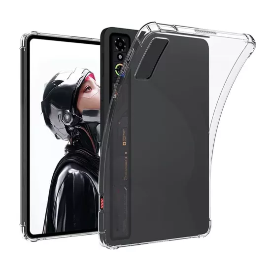 Forzacase ZTE Nubia Redmagic Astra 9.06 inch ile uyumlu Anti Shock Silikon Kılıf Şeffaf - FC014