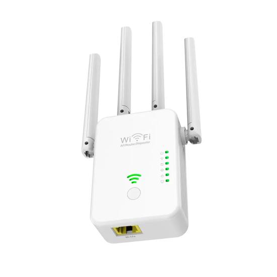 Forzacase 2.4GHz 300 Mbps 4 Antenli Kablosuz Wifi Güçlendirici Access Point Repeater - FC1021