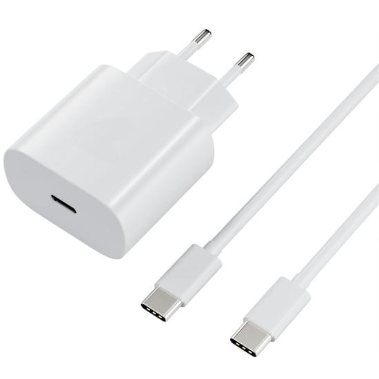 Forzacase Xiaomi - Redmi - Mi ile uyumlu Hızlı Şarj Destekli 25W Type-C to Type-C Şarj Cihazı Seti - FC1026