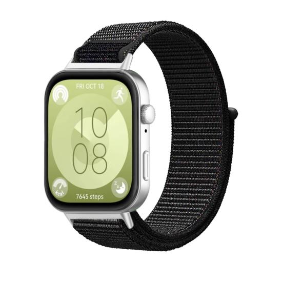 Forzacase Huawei Watch Fit 4 / Fit 4 Pro ile uyumlu Hasır Örgü Cırtlı Kordon Kayış - FC1056