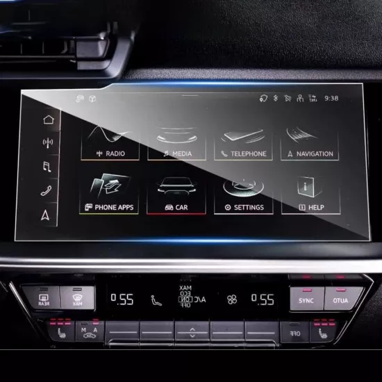 Forzacase Audi A3 2021-2025 Navigasyon Multimedya uyumlu Nano Ekran Koruyucu Film - FC1117