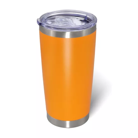 Forzacase Çift Katmanlı Paslanmaz Çelik Pipet Girişli 600ml Sıcak Soğuk Tutan Bardak Termos Mug - FC1142
