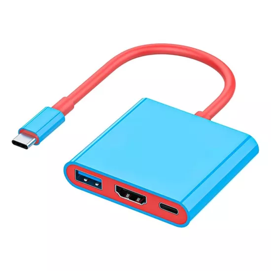Forzacase Nintendo Switch 1-2 için 3in1 Type C HDMI TV Adaptörü Dock Şarj Destek OLED Uyumlu FC1204