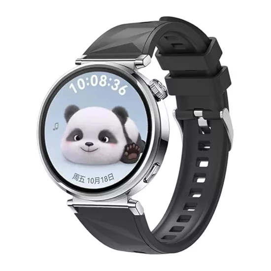 Forzacase Huawei Watch GT 7 41mm ile uyumlu Tokalı Silikon Kordon Kayış - FC1215