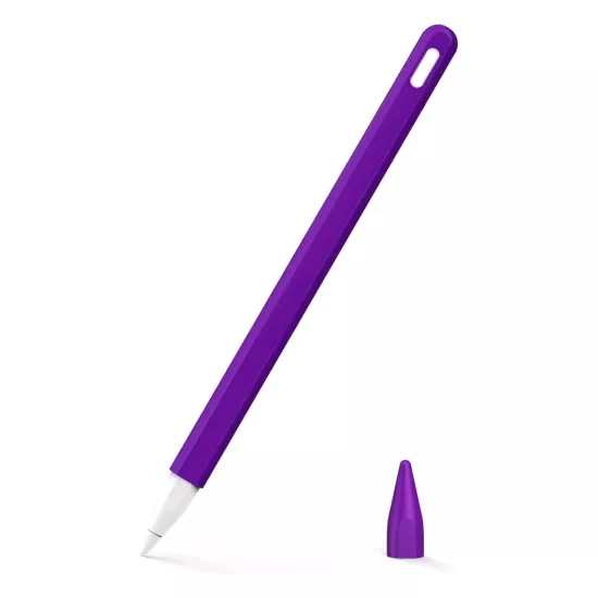 Forzacase Apple Pencil (2. nesil) ile uyumlu Manyetik Şarj Destekli İnce Ergonomik Kaymaz Koruyucu Kalem Kılıf - FC1232