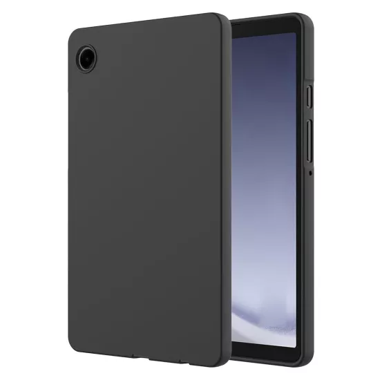 Forzacase Samsung Galaxy Tab A9 8.7 inch SM-X110 Tablet ile Uyumlu Silikon Kılıf Siyah - FC155