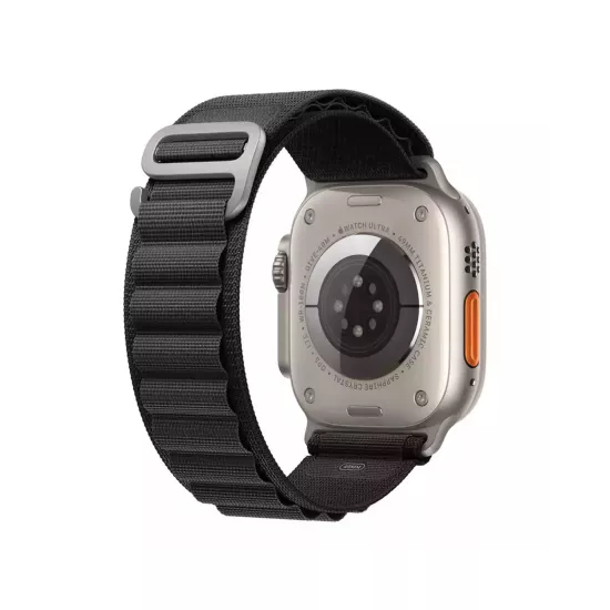 Forzacase Apple Watch 11 42mm ile uyumlu Kancalı Kumaş Kordon Kayış - FC268