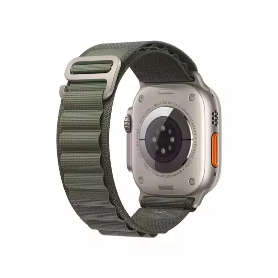 Forzacase Apple Watch 12 42mm ile uyumlu Kancalı Kumaş Kordon Kayış - FC268