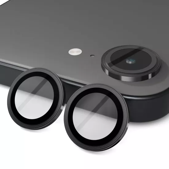 Forzacase iPhone 17e ile uyumlu Kamera Camı Lens Koruyucu Halka Seti - FC381