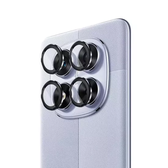Forzacase Redmi Note 14 Pro 5G ile uyumlu Kamera Camı Lens Koruyucu Halka Seti - FC381
