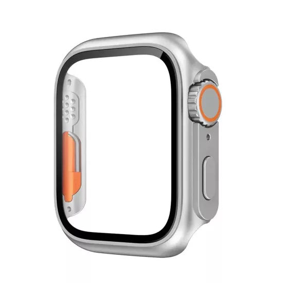 Forzacase Apple Watch 10 46mm uyumlu Full Ekran Kasa Koruyucu ve Watch Ultra Çevirici Kılıf FC398