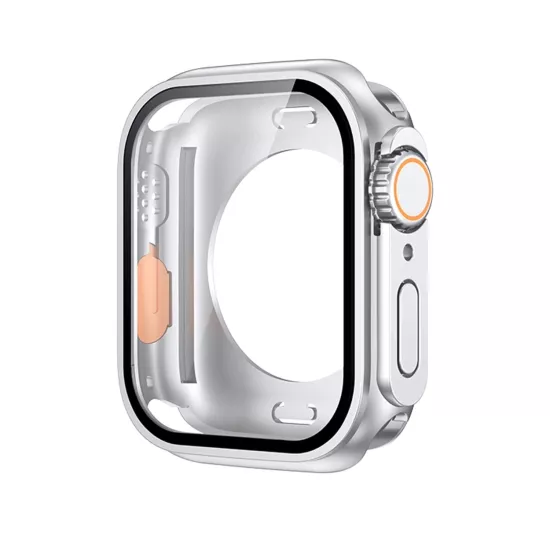 Forzacase Apple Watch 11 42mm uyumlu Full Ekran Kasa Koruyucu ve Watch Ultra Çevirici Kılıf - FC398