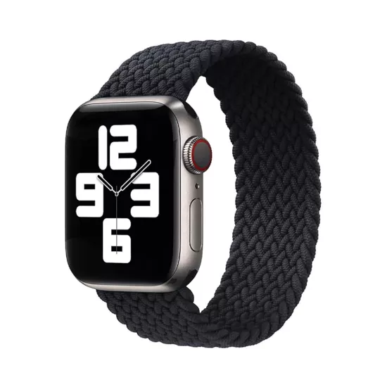 Forzacase Apple Watch Ultra 3 49mm için Hasır Örgü Solo Loop Kordon Kayış - FC401