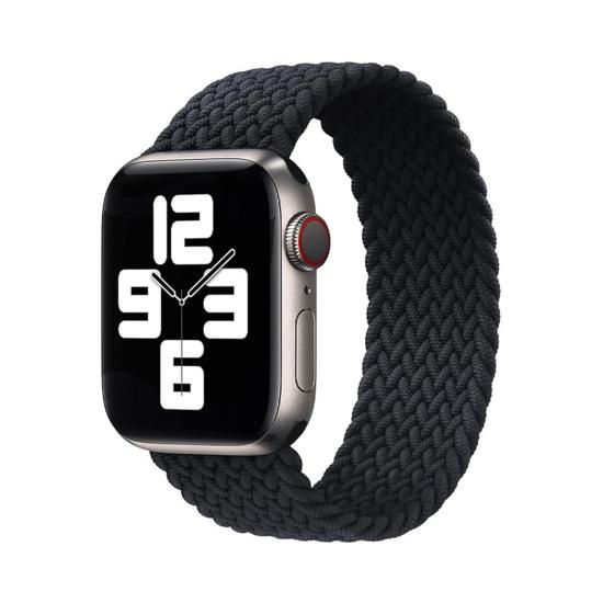Forzacase Apple Watch Ultra 49mm için Hasır Örgü Solo Loop Kordon Kayış - FC401