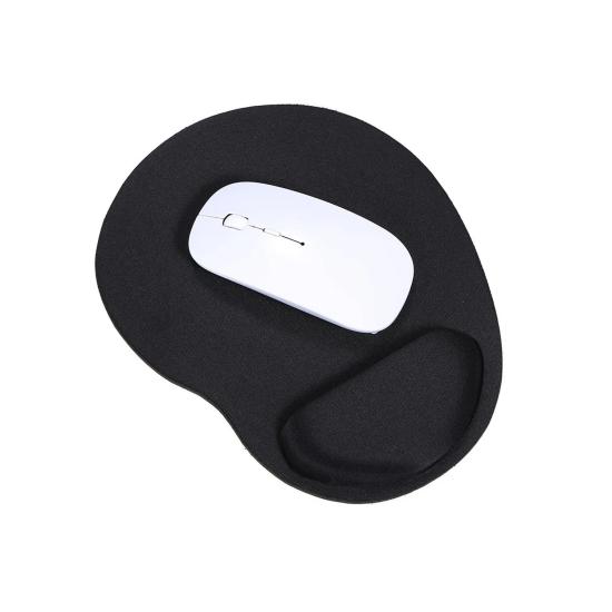 Forzacase Kaydırmaz Silikon Tabanlı Mat Bilek Destekli Mouse Pad 20x24cm Siyah - FC471