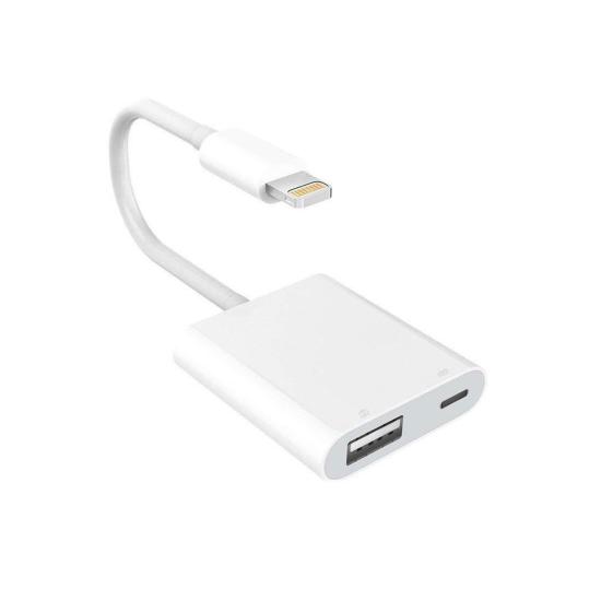 Forzacase Lightning to Lightning USB 3.0 iphone iPad Bağlantı Şarj ve Kamera Adaptörü - FC997