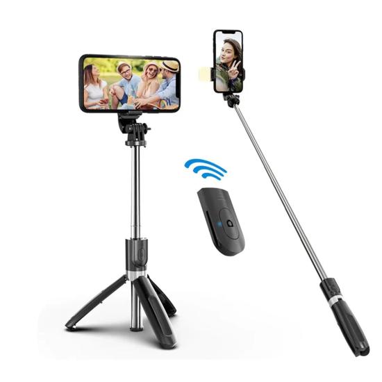 Forzacase 3 Ayak 70 cm Kamera Tripodu + Döner Başlık Telefon Tutucu - FC627