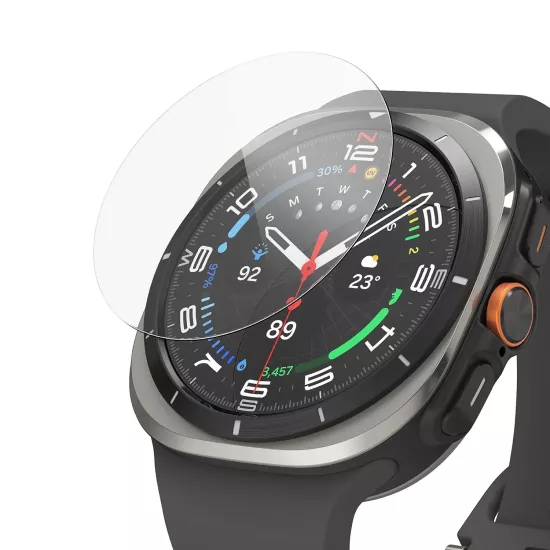 Forzacase Samsung Galaxy Watch Ultra2 ile uyumlu Temperli Kırılmaz Cam Ekran Koruyucu FC861
