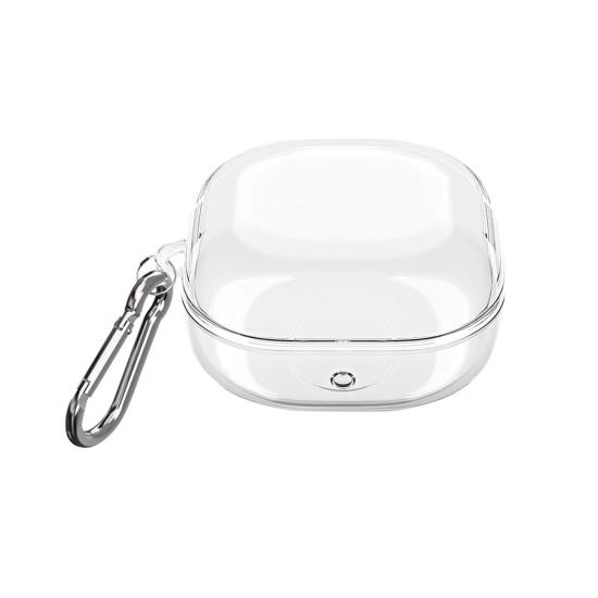 Forzacase Samsung Galaxy Buds 2 / Buds 2 Pro uyumlu Şeffaf Anahtar Askılıklı Bluetooth Kulaklık Kılıfı - FC927