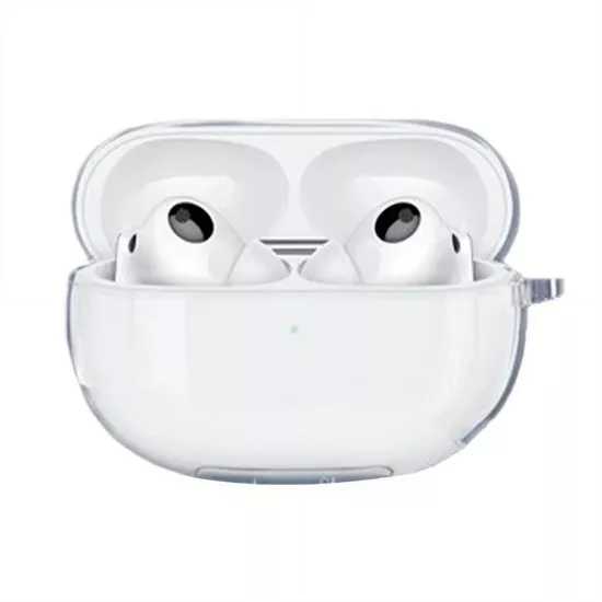 Forzacase Huawei FreeBuds Pro 5 ile uyumlu Şeffaf Anahtar Askılıklı Bluetooth Kulaklık Kılıfı - FC927