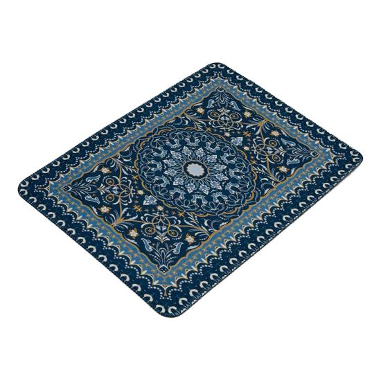 Forzacase Halı Desenli Kaydırmaz Silikon Tabanlı Mat Mouse Pad 30x25cm Model 1 - FC998
