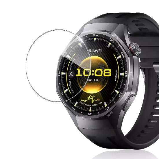 Forzacase Huawei Watch GT6 46mm ile uyumlu Temperli Kırılmaz Cam Ekran Koruyucu - FC861