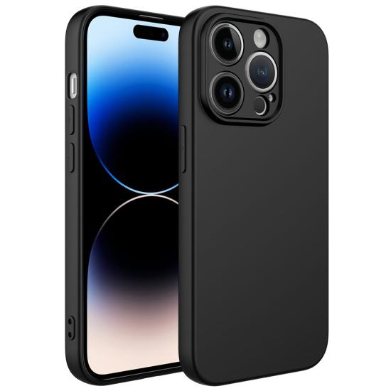 Forzacase iPhone 14 Pro Max uyumlu Liquid Serisi İçi Kadife Lansman Silikon Kılıf