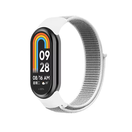 Forzacase Xiaomi Smart Band 10 ile uyumlu Esnek Hasır Örgü Kordon Kayış - FC429