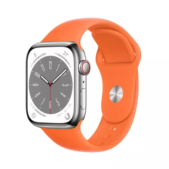 Forzacase Apple Watch 12 42mm ile uyumlu Silikon Kordon Kayış - FC004