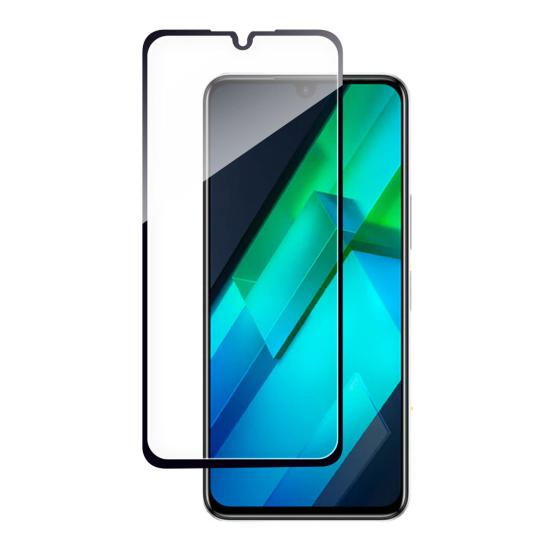 Forzacase Infinix Note 12 G96 ile uyumlu Çerçeveli Tam Kaplayan Temperli Ekran Koruyucu - FC003