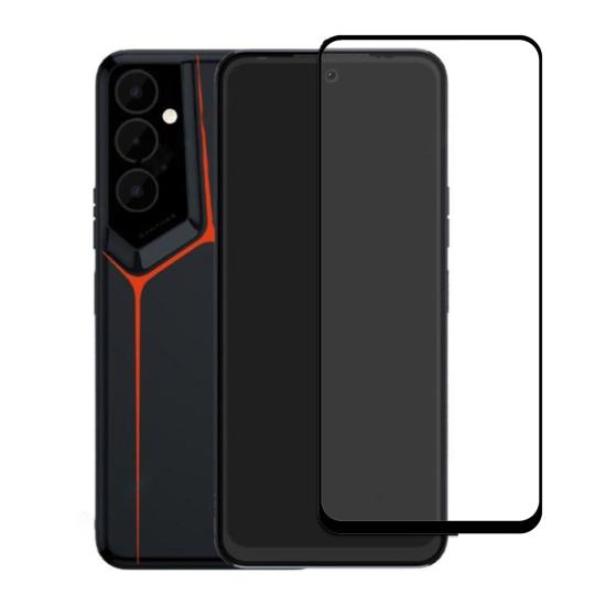 Forzacase Tecno Pova Neo 2 ile uyumlu Çerçeveli Tam Kaplayan Temperli Ekran Koruyucu - FC003
