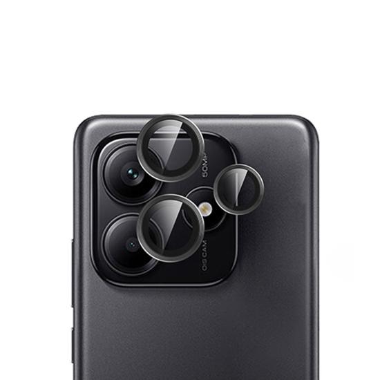 Forzacase Xiaomi Redmi Note 14 5G ile uyumlu Kamera Camı Lens Koruyucu Halka Seti - FC381
