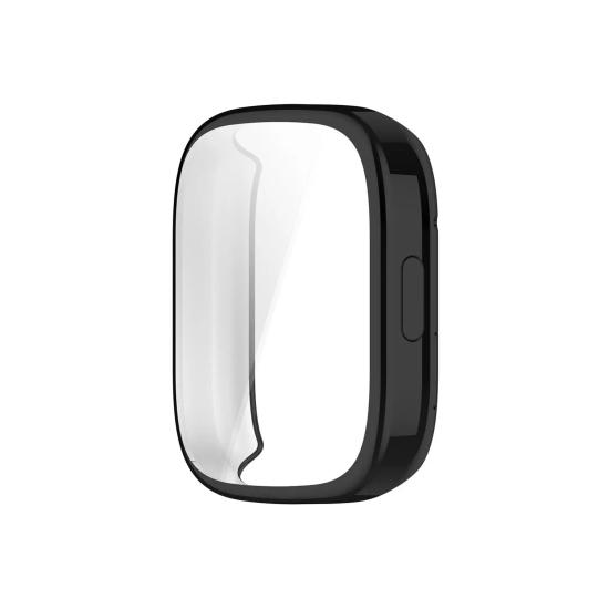 Forzacase Xiaomi Redmi Watch 3 ile uyumlu Önü Kapalı Ekran Korumalı Silikon Kılıf - FC010