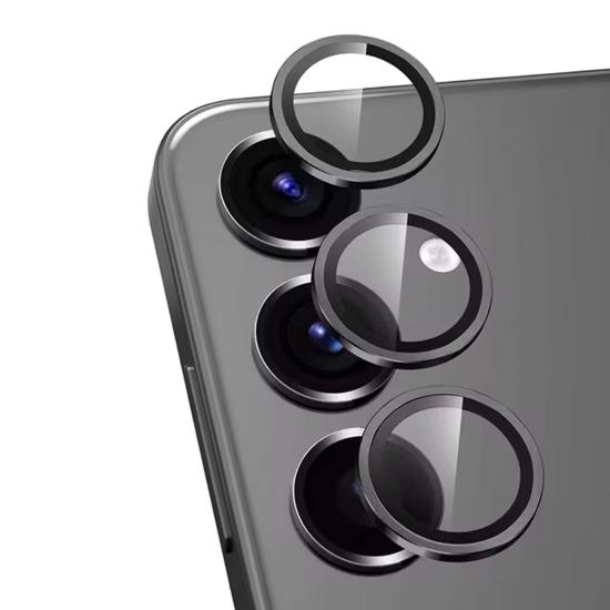 Forzacase Samsung Galaxy S24 FE ile uyumlu Kamera Camı Lens Koruyucu Halka Seti - FC381