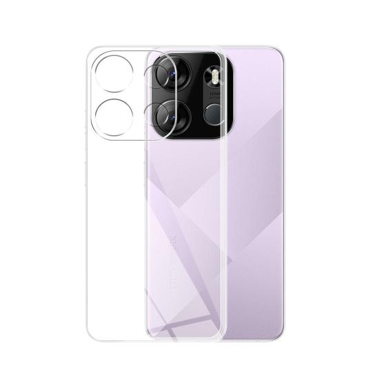 Forzacase Tecno Spark GO 2023 uyumlu Soft Slim Serisi Şeffaf Silikon Kılıf - FC194