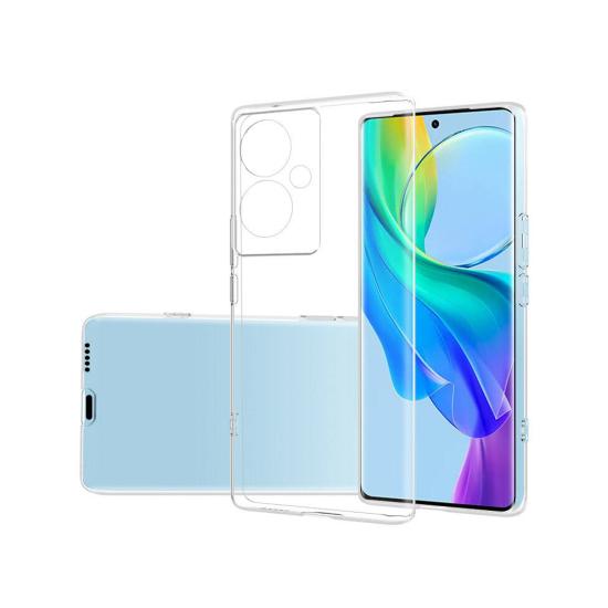 Forzacase Vivo V29 Lite uyumlu Soft Slim Serisi Şeffaf Silikon Kılıf - FC194
