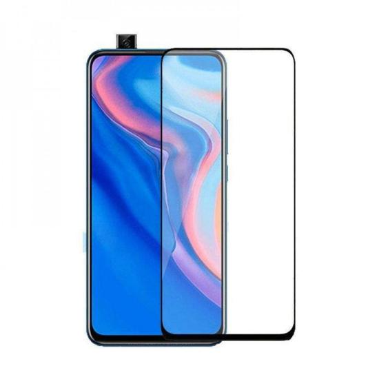 Forzacase Huawei Y9 Prime 2019 ile uyumlu Çerçeveli Tam Kaplayan Temperli Ekran Koruyucu - FC003