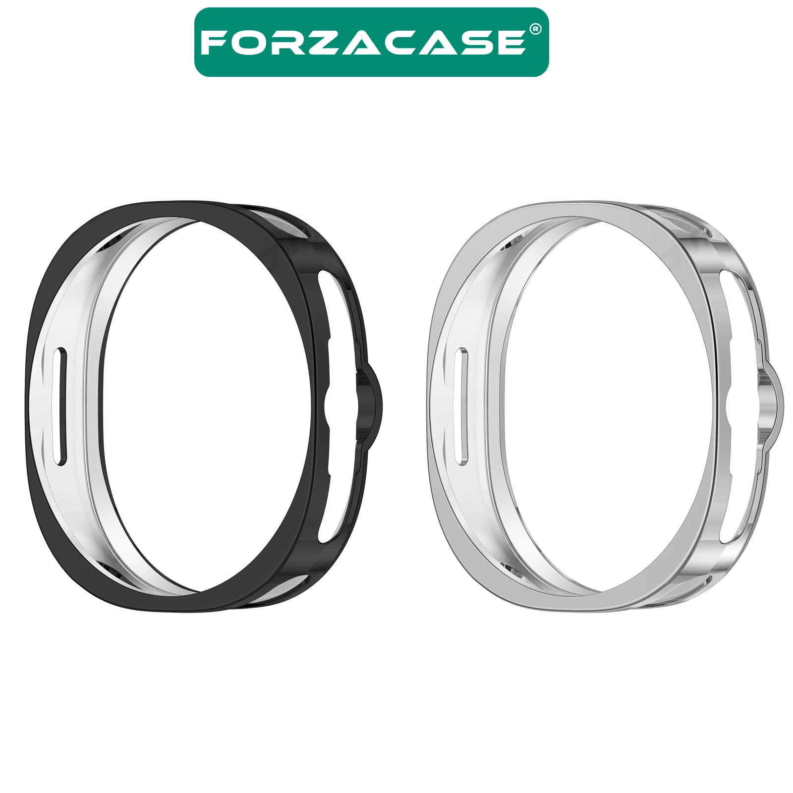Forzacase Samsung Galaxy Watch 8 Classic 46mm ile uyumlu Önü Açık Silikon Kılıf - FC764