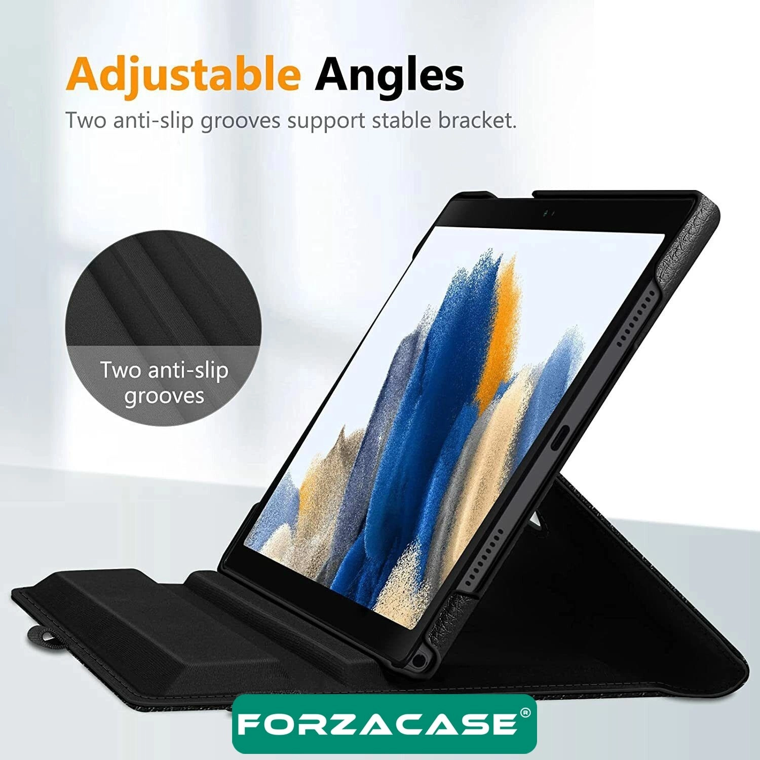 Forzacase Lenovo Tab M9 TB310FU ile uyumlu 360 Derece Döner Standlı Kılıf - FC012
