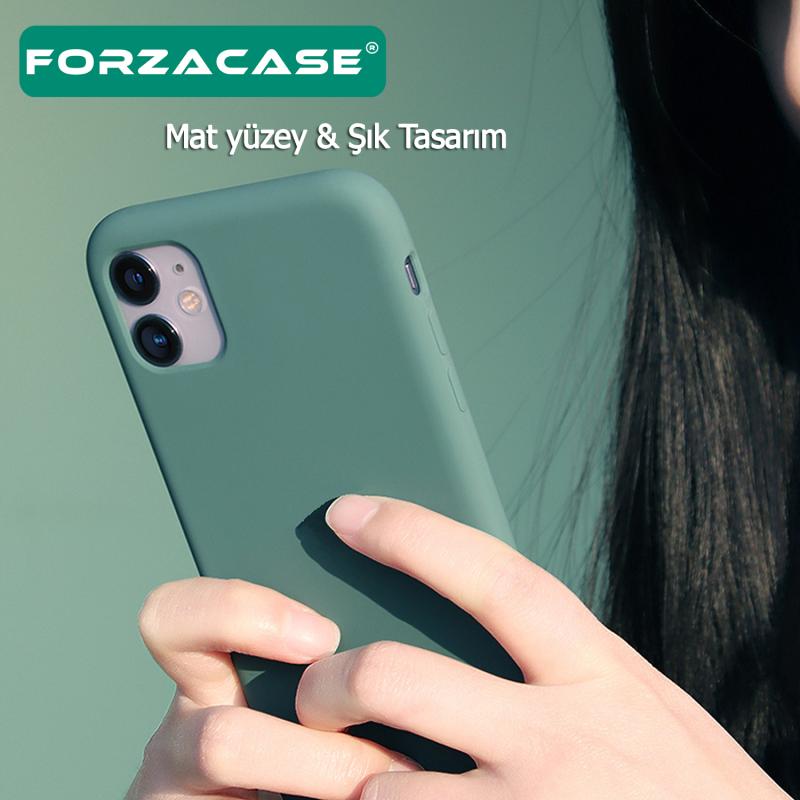 Forzacase OnePlus 9 Pro uyumlu Liquid Serisi İçi Kadife Lansman Silikon Kılıf