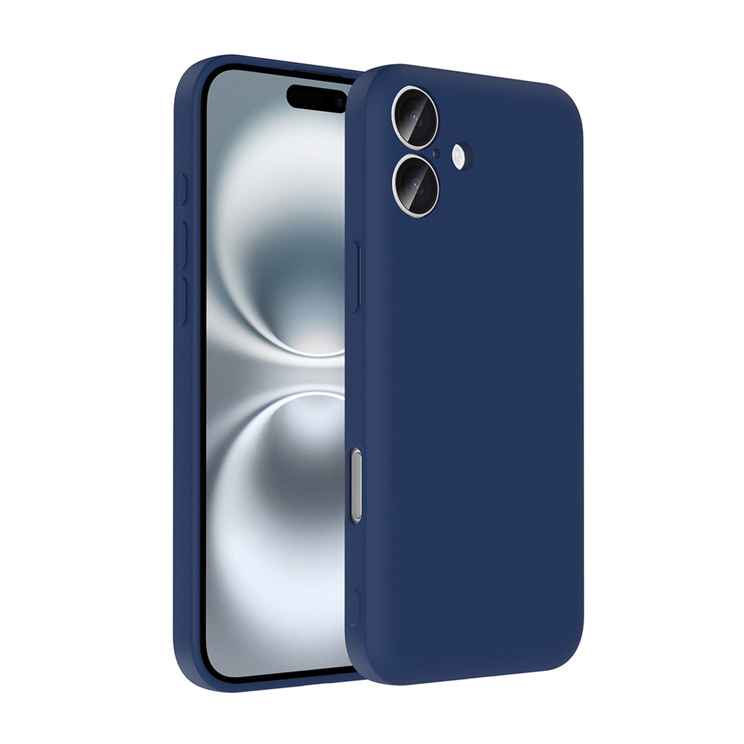 Forzacase iPhone 16 ile uyumlu Kamera Korumalı Kartlık Hazneli Silikon Kılıf - FC1040