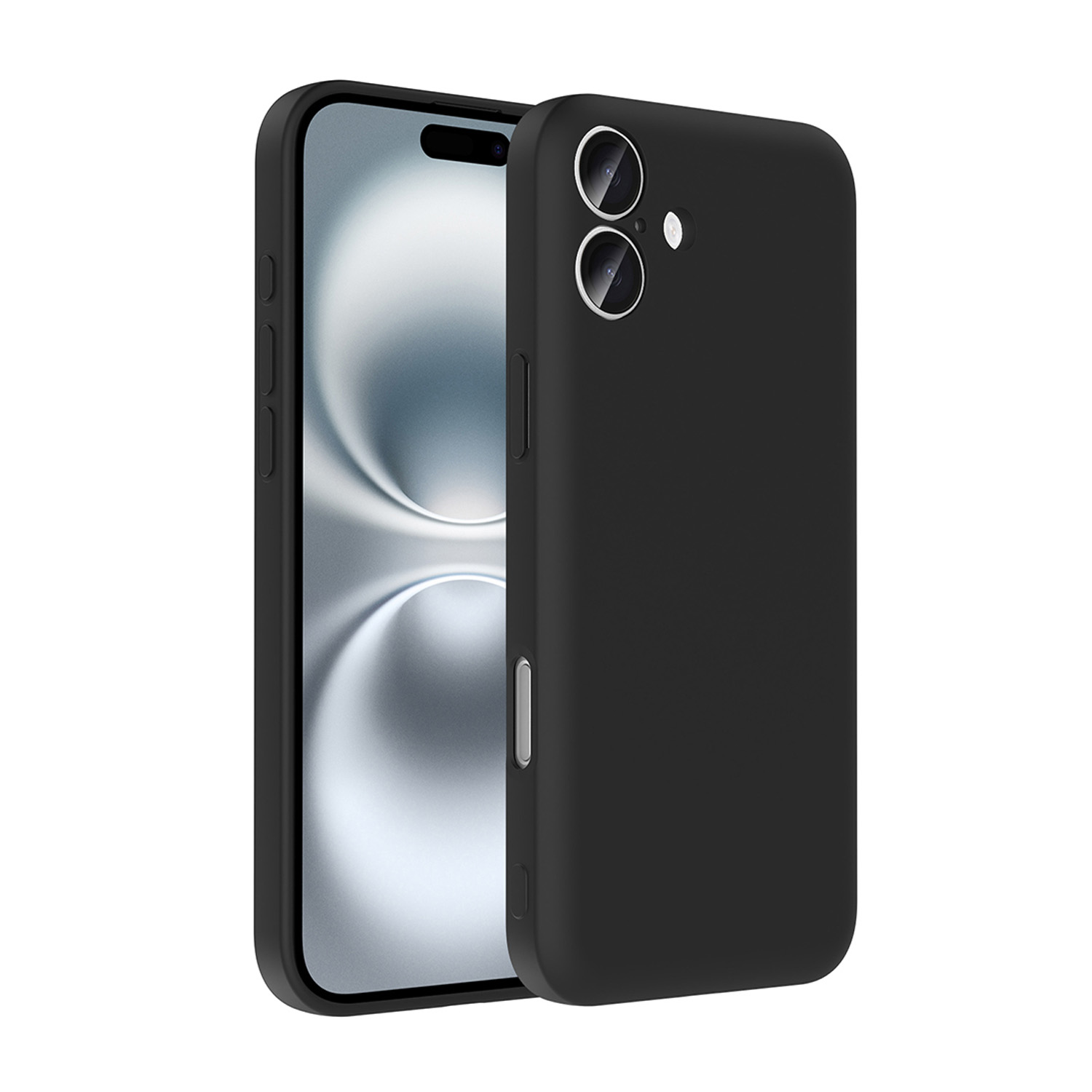 Forzacase iPhone 16 ile uyumlu Kamera Korumalı Kartlık Hazneli Silikon Kılıf - FC1040