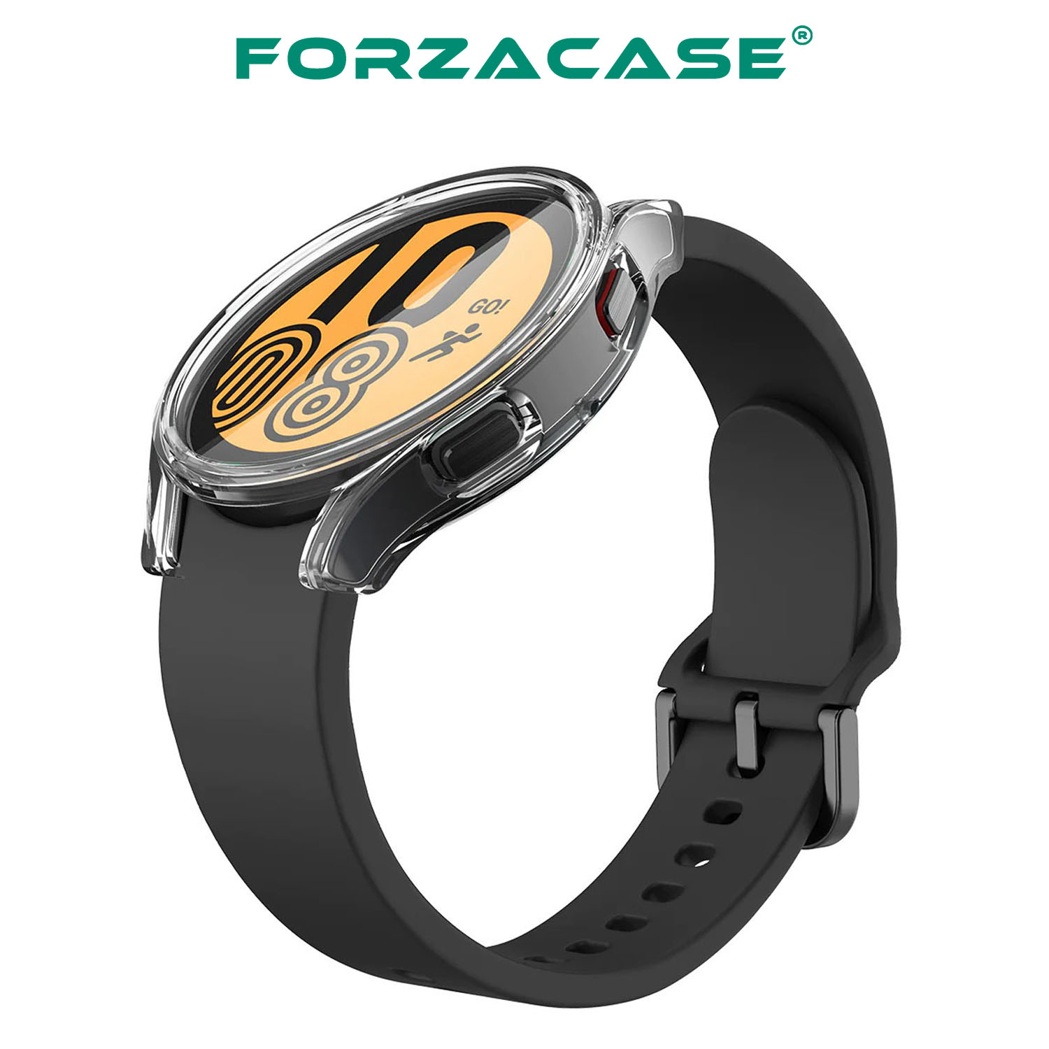 Forzacase Samsung Galaxy Watch4 40mm Önü Kapalı Ekran Korumalı Silikon Kılıf - FC010
