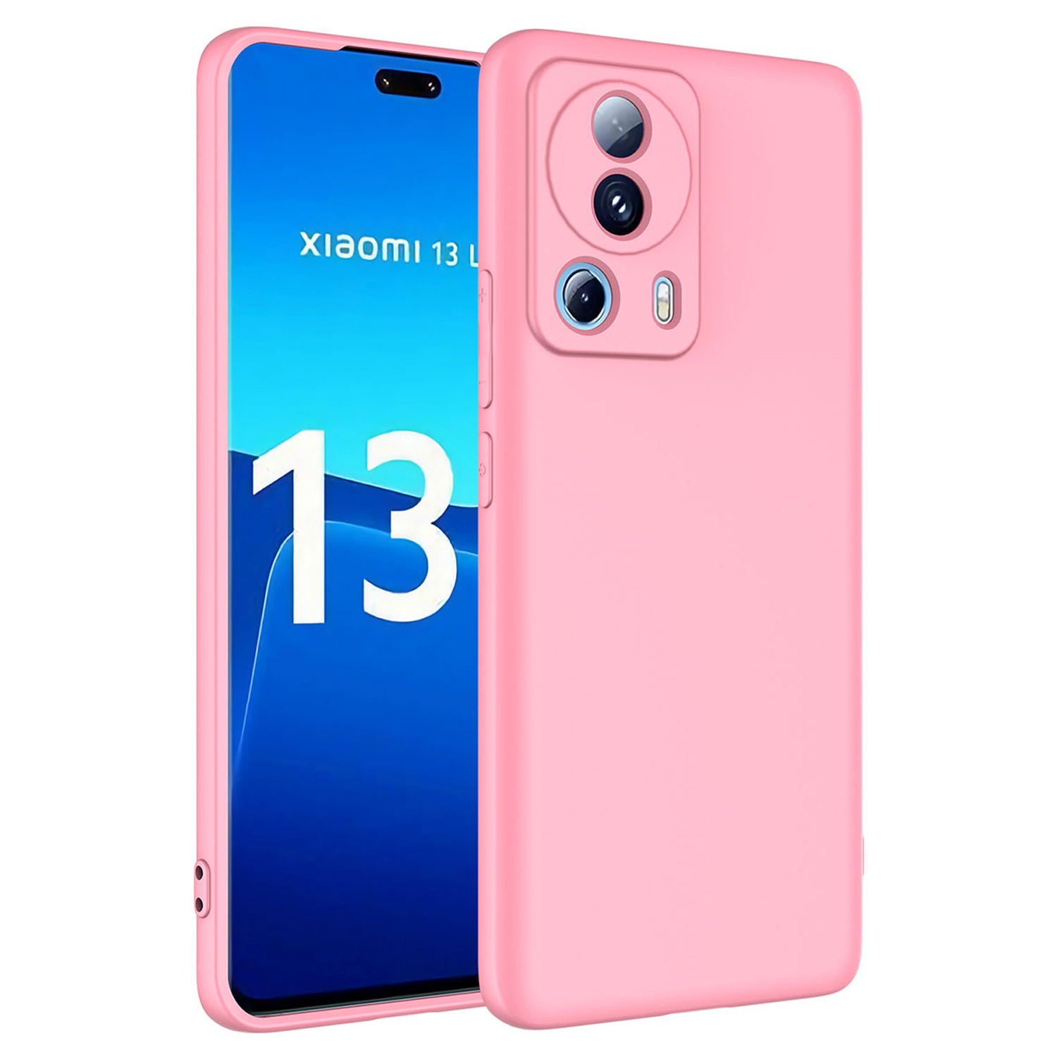 Forzacase Xiaomi 13 Lite uyumlu Liquid Serisi İçi Kadife Lansman Silikon Kılıf