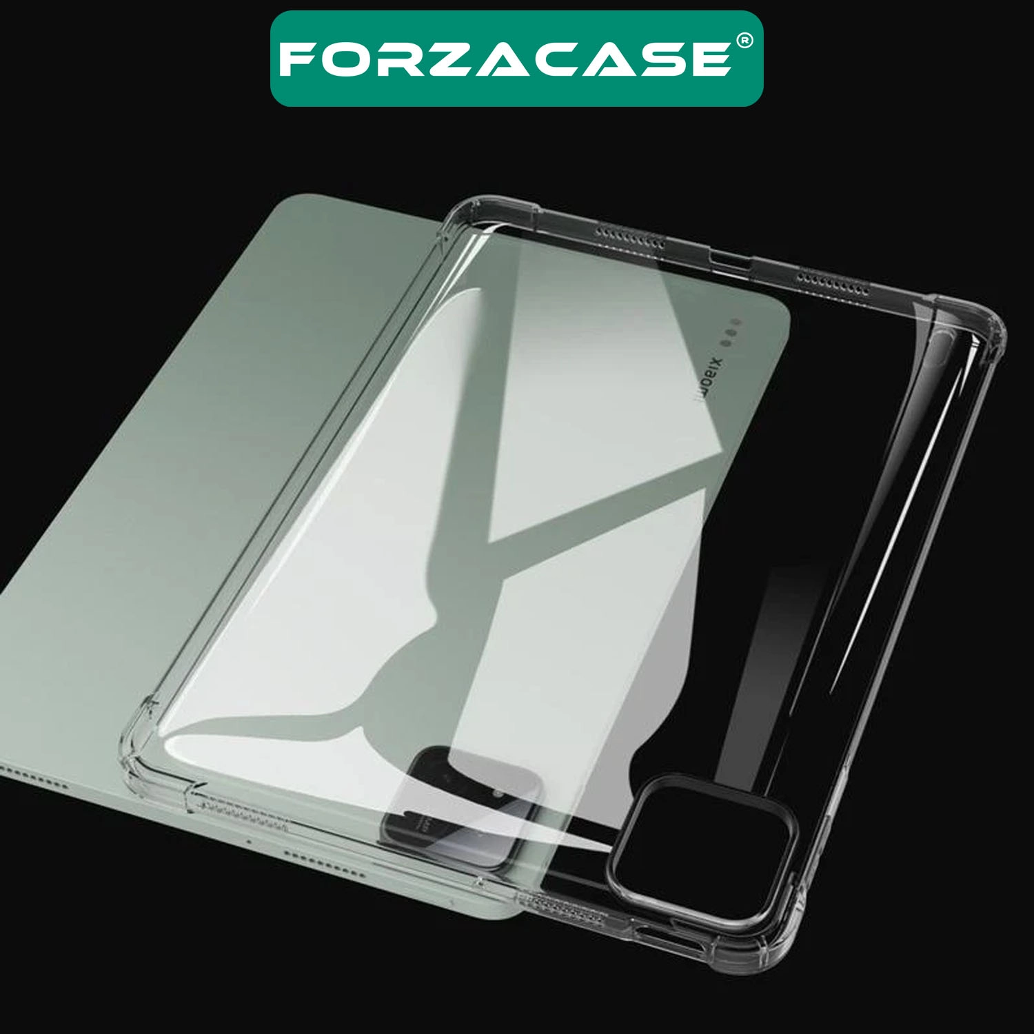 Forzacase Xiaomi Pad 8 / Pad 8 Pro 11.2 inch ile uyumlu Anti Shock Silikon Kılıf Şeffaf - FC014