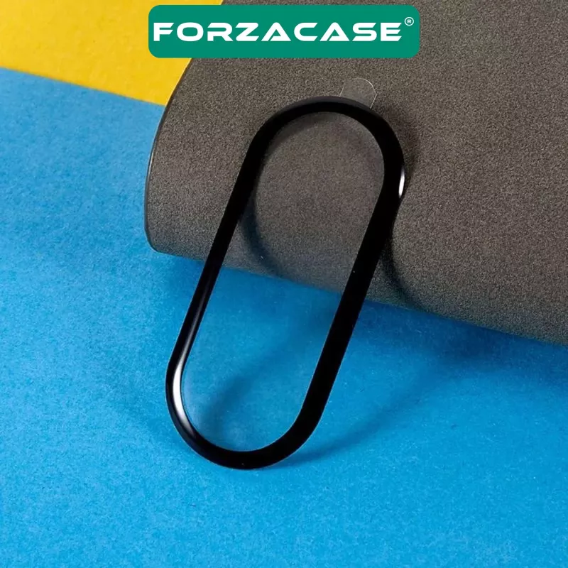 Forzacase Xiaomi Smart Band 10 ile uyumlu Çerçeveli Tam Kaplayan 3D Pet Ekran Koruyucu Film FC016