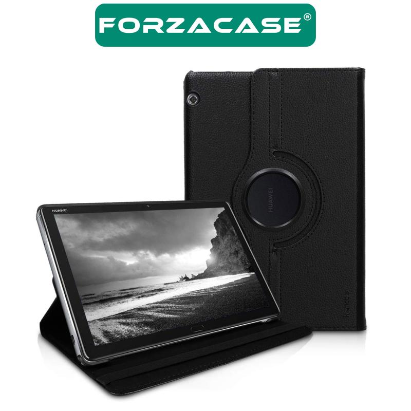 Forzacase Huawei MediaPad T5 için 360 Derece Döner Standlı Kılıf - FC012