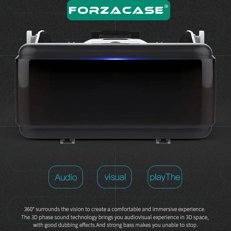 Forzacase 4.7-6.1 inç Telefonlar için 3D Sanal Gerçeklik Gözlüğü - FC299