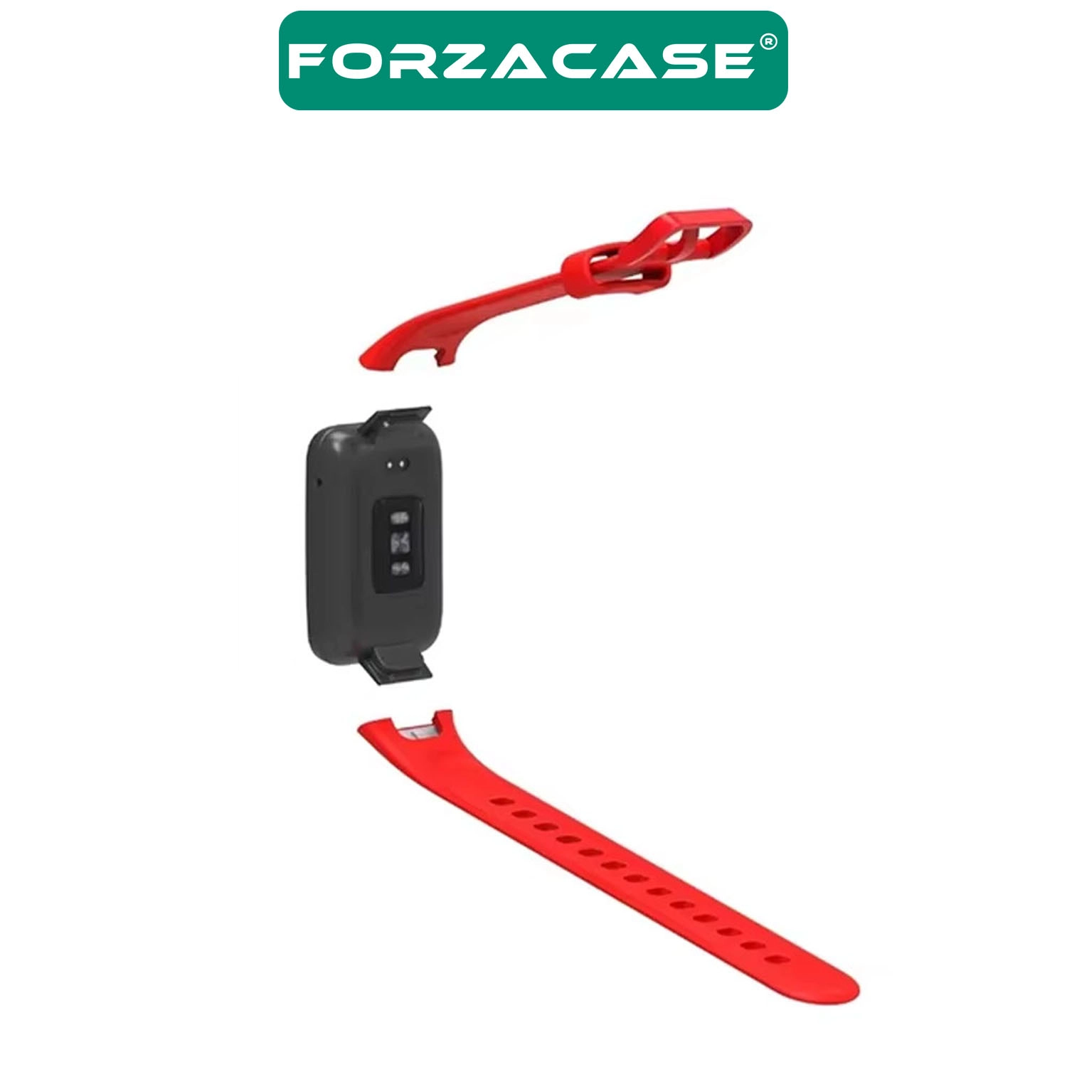 Forzacase Xiaomi Smart Band 7 Pro ile uyumlu Silikon Kordon Kayış - FC1146